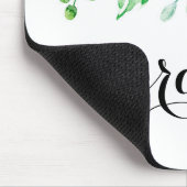 Tapis De Souris Aquarelle Pastel Printemps Floral Garland Custom (Coin)