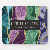 Aquarelle Peacock Agate V1 personnalisable