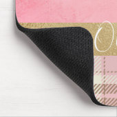 Tapis De Souris Aquarelle rose (Coin)