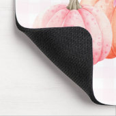 Tapis De Souris Aquarelle rose Bow Citrouilles pour l'automne (Coin)