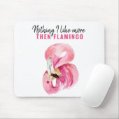 Tapis De Souris Aquarelle rose exotique moderne Flamant rose cadea (Avec souris)