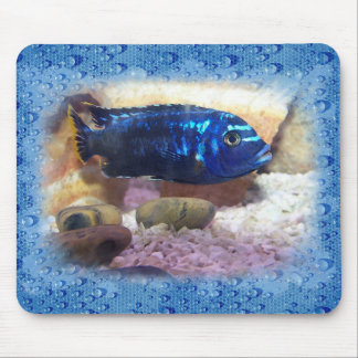 Tapis De Souris Aquarelle tropicale de Digitals de poissons