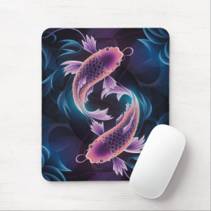 Tapis De Souris Aquarium exotique coloré et translucide