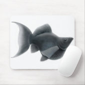 Tapis De Souris Aquarium populaire noir Mousepad de Lyretail (Avec souris)