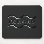 Tapis De Souris AQUARIUS, Conception abstraite du signe zodiaque, (Devant)