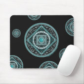 Tapis De Souris Aquarius Mandala Mousepad (Avec souris)