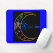 Tapis De Souris Aquarius Zodiac (Avec souris)