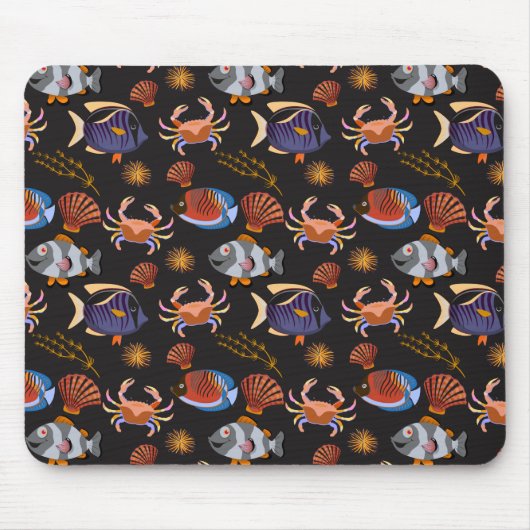 Tapis De Souris Aquatic animals | ocean underwater life (Devant)