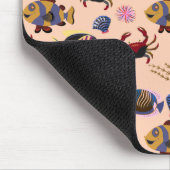 Tapis De Souris Aquatic animals pattern | ocean underwater life 10 (Coin)
