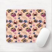 Tapis De Souris Aquatic animals pattern | ocean underwater life 10 (Avec souris)