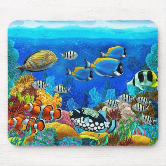 Tapis De Souris Aquatic mouse (Devant)