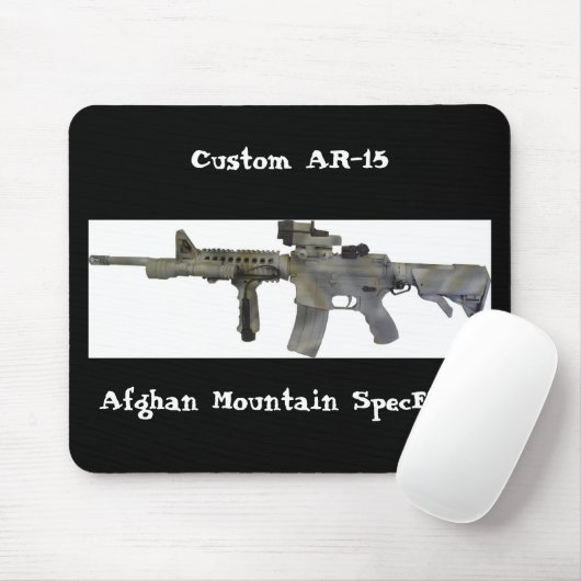 Tapis De Souris AR-15 fusil Mousepad (Avec souris)