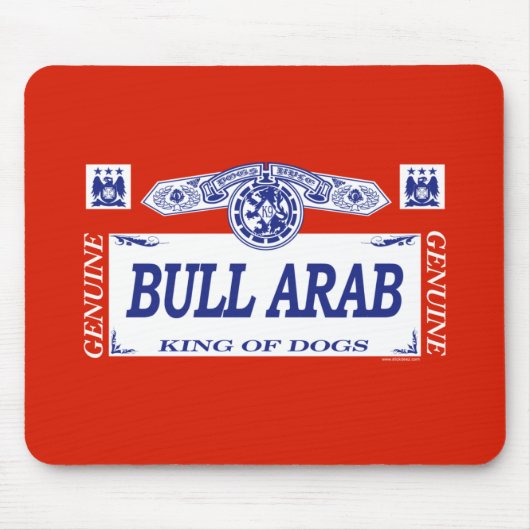 Tapis De Souris Arabe de Taureau (Devant)
