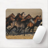 Tapis De Souris Arabes courant dans le désert (Avec souris)