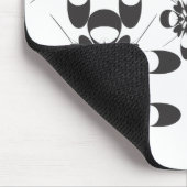 Tapis De Souris Arabesque noir (Coin)