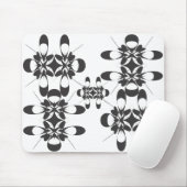 Tapis De Souris Arabesque noir (Avec souris)