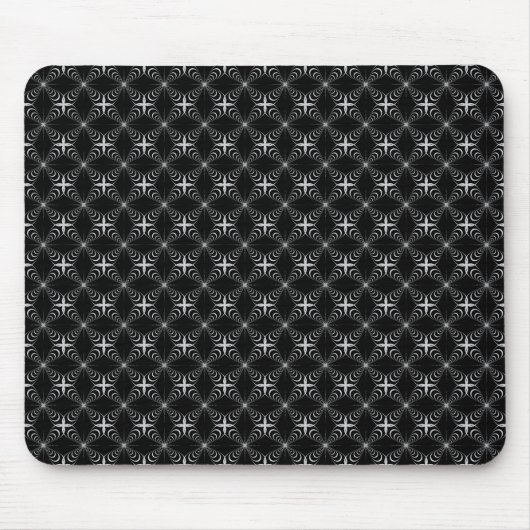 Tapis De Souris Arabesque sur gris (Devant)