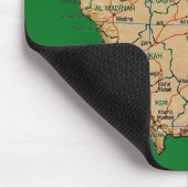 Tapis De Souris Arabie Saoudite Carte Mousepad (Coin)