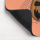 Tapis De Souris Araignée dans le web dans le citrouille d'hallowee (Coin)