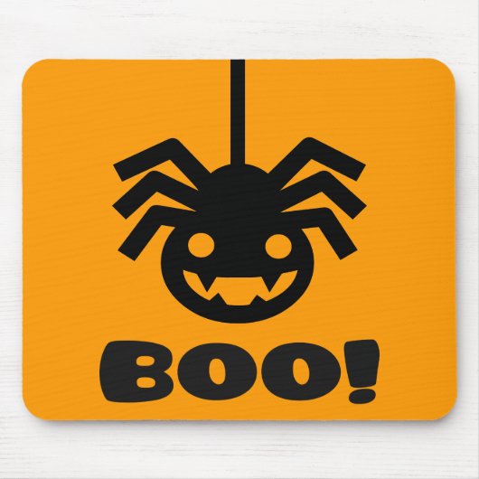 Tapis De Souris Araignée d'Halloween (Devant)