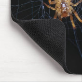 Tapis De Souris Araignée sur toile d'araignée (Coin)