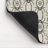 Tapis De Souris Araignées - Blanche d'os et Noir de chaume (Coin)