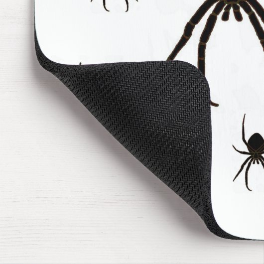 Tapis De Souris Araignées noires, arachnides (Coin)