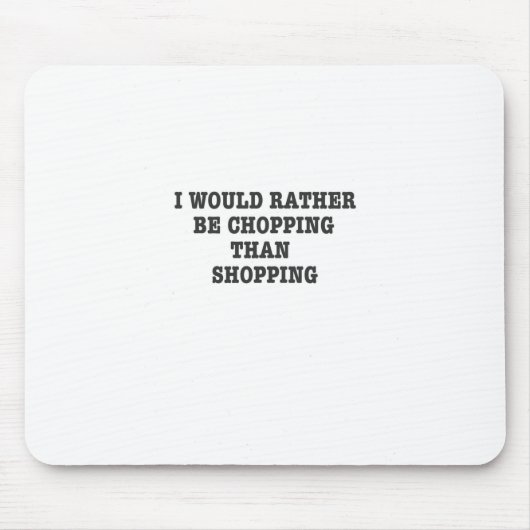 Tapis De Souris Arboriste Arbre Chirurgien cadeau tronçonneuse. (Devant)