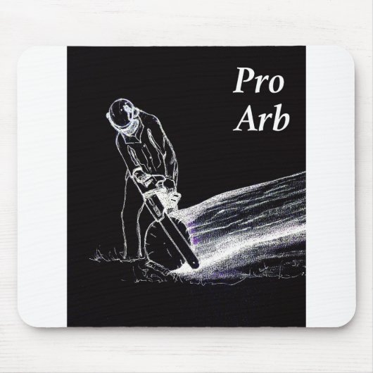 Tapis De Souris Arboriste Chainsaw (Devant)