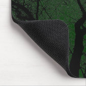 Tapis De Souris Arbre à contraste élevé - Vert foncé (Coin)