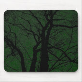 Tapis De Souris Arbre à contraste élevé - Vert foncé (Devant)