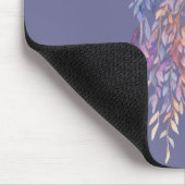 Tapis De Souris Arbre à feuilles orange violet (Coin)