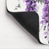 Tapis De Souris Arbre à fleurs violettes (Coin)