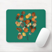 Tapis De Souris Arbre Abstrait brun d'automne (Avec souris)