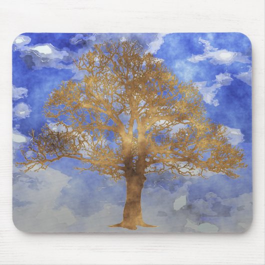 TAPIS DE SOURIS ARBRE AVEC LE CIEL (Devant)