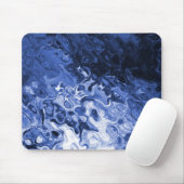 Tapis De Souris Arbre bleu Abstrait (Avec souris)