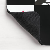 Tapis De Souris arbre cardiaque noir (Coin)