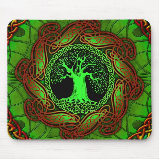 Tapis De Souris Arbre celtique (version lumineuse) (Devant)