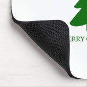 Tapis De Souris Arbre cristal vert simple (Coin)