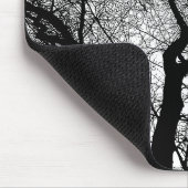 Tapis De Souris Arbre de contraste élevé (Coin)