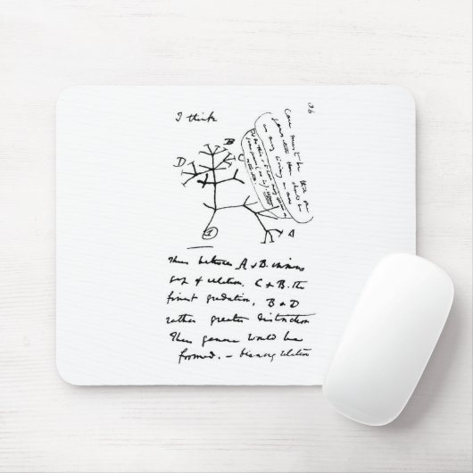Tapis De Souris Arbre de Darwin (Avec souris)