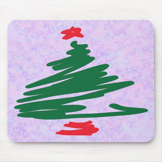 Tapis De Souris Arbre de Noël (Devant)