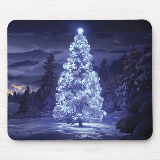 Tapis De Souris Arbre de Noël (Devant)