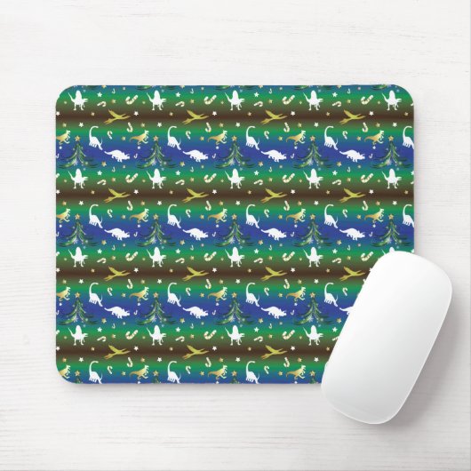 Tapis De Souris Arbre de Noël Dinosaur (Avec souris)
