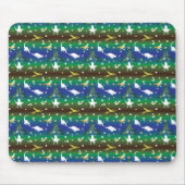 Tapis De Souris Arbre de Noël Dinosaur (Devant)