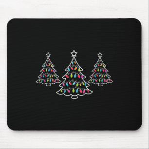 Tapis De Souris Arbre de Noël drôle et subtil anti Trump