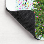 Tapis De Souris arbre de noël du champagne (Coin)