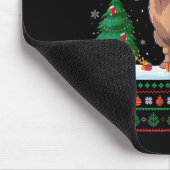 Tapis De Souris Arbre de Noël éclaire Camel Bactrien Père Noël Ugl (Coin)