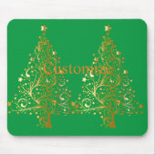Tapis De Souris Arbre de Noël en or Fantaisie Thunder_Cove (Devant)