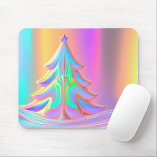 Tapis De Souris Arbre de Noël Iridescente